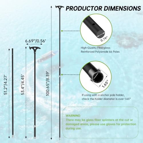 Shallow Water Anchor Pole