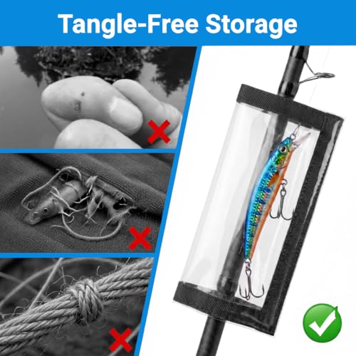 Fishing Lure Wraps 6Pcs (6pcs 3L+3S)