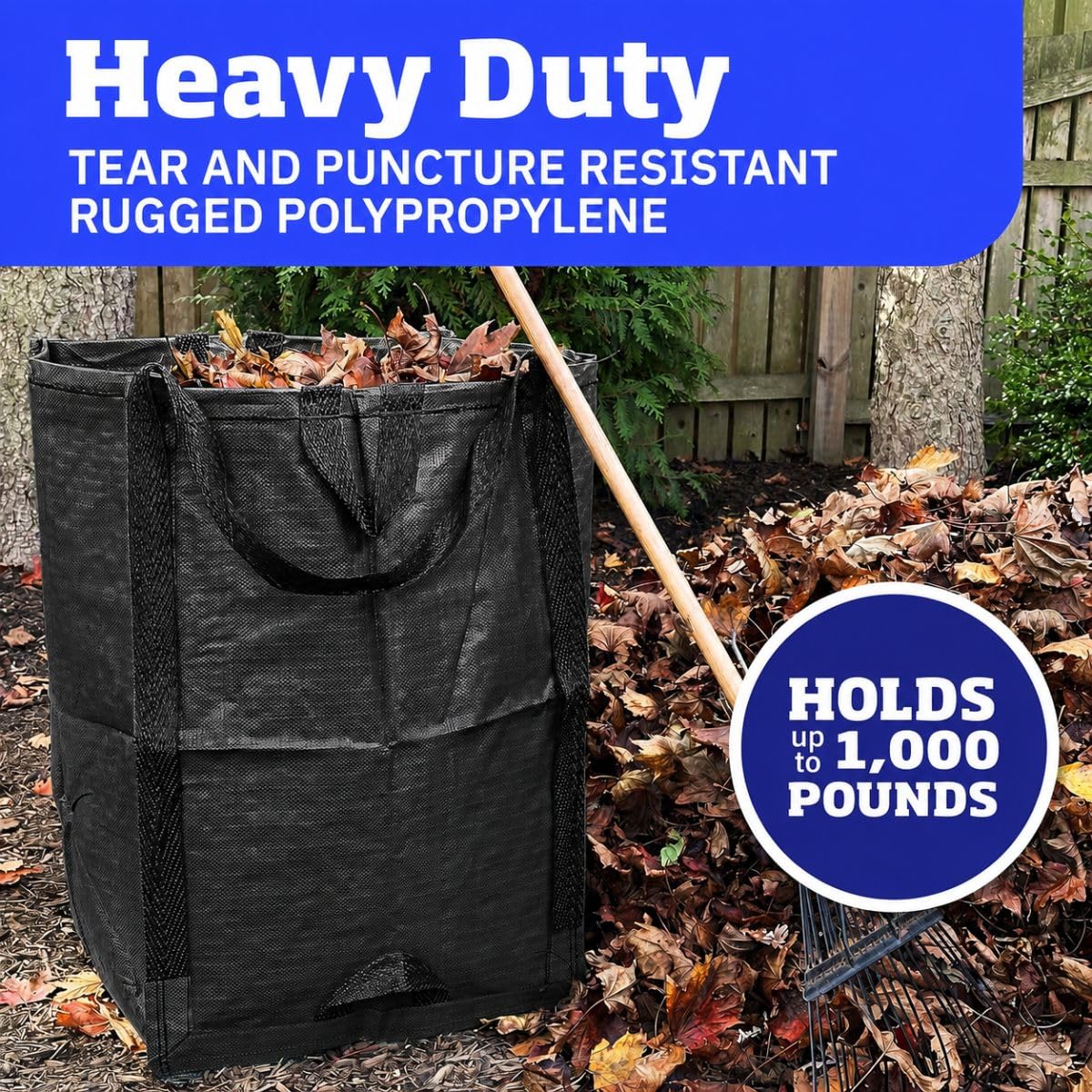 Heavy Duty Home and Yard Bags (Black)