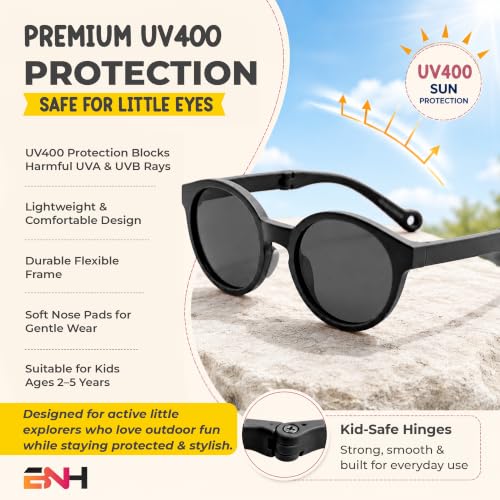 Kids Polarized Sunglasses for Boys & Girls