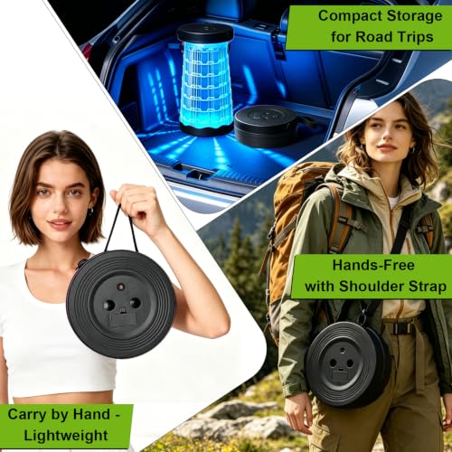 LED lanterns Camping light (Black Multicolored)