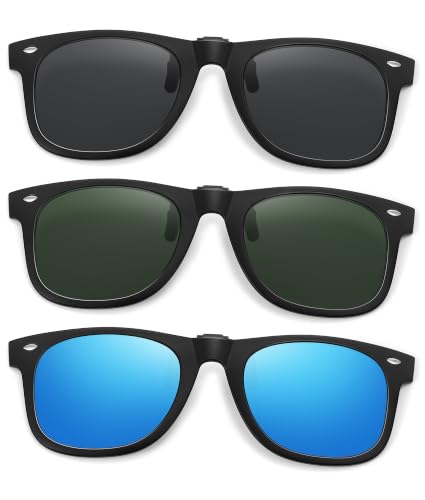Polarized Clip On Sunglasses for Men Women