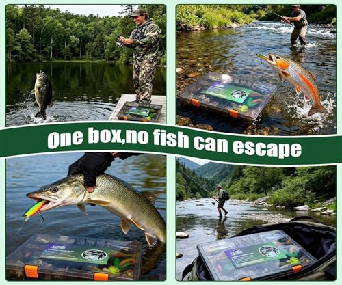 Elite Series Bass Fishing Tackle Box Kit