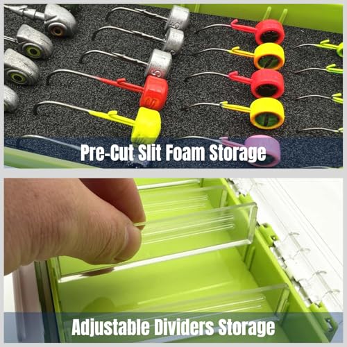 Sturdy Dual Sided Small Tackle Box Organizer