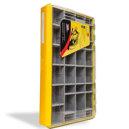 Deluxe Fishing Tackle Box (3700 Yellow 1 pack)