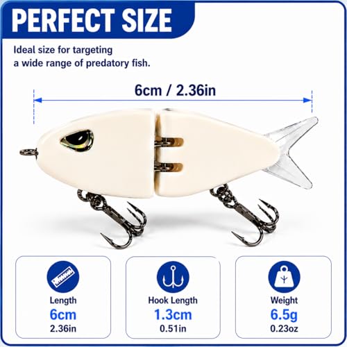 Mini Glide Bait Fishing Lures
