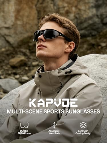 Polarized Sports Sunglasses for Men Women