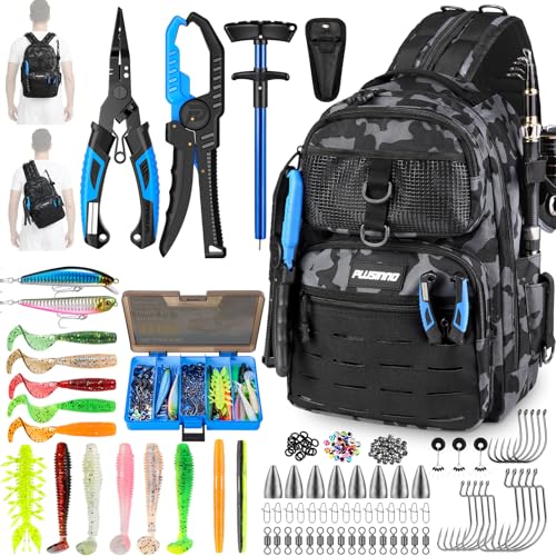Fishing Backpack with Fishing Gear