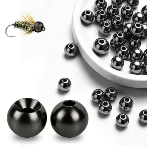 Tungsten Beads for Fly Tying Materials 50pcs Faster Sinking Deeper 13 Sizes