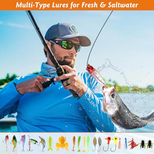 Fishing Gifts for Men Dads Unique (orange)