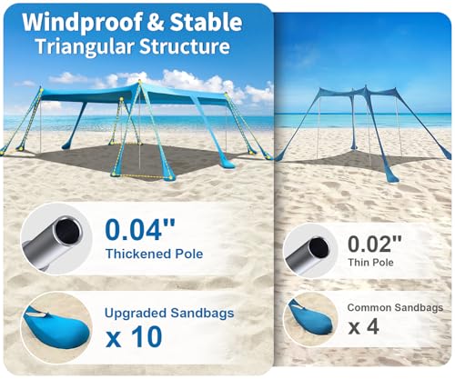 Beach Sun Tent Shelter