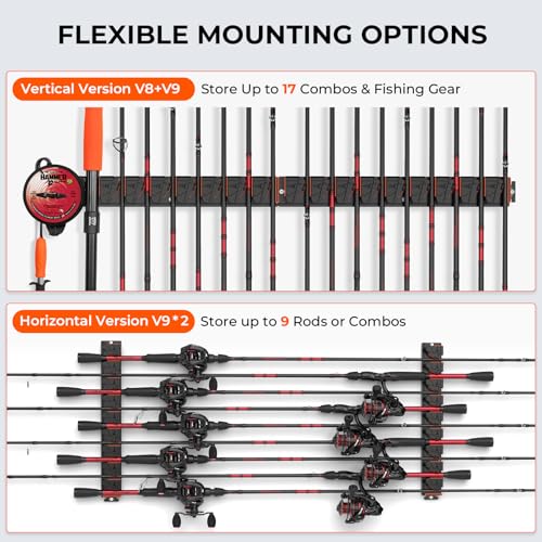 Vertical Fishing Rod Holder (V9-2 Pack)