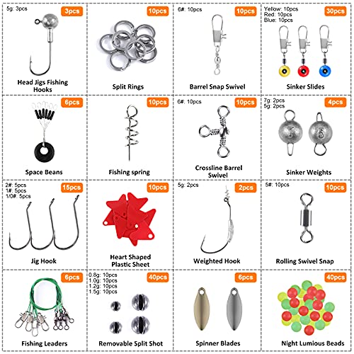 Fishing Accessories Kit (212Pcs Fishing Accessories Kit)