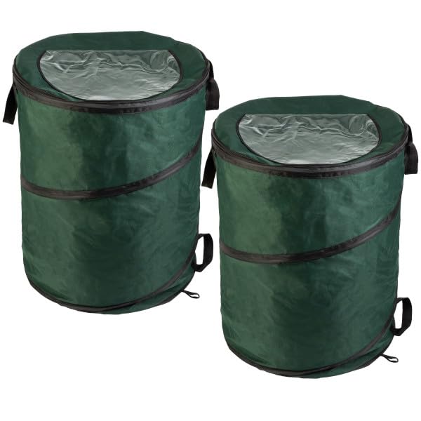 Outdoor Trash Can 2 (Green / 46-Gallon)
