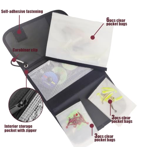 Soft Lure Storage Binder Bait Organizer