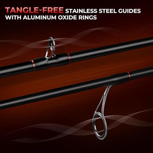 Brutus Twin Tip Baitcaster Combo (Left Handed Reel,6'6" M(2 Pcs + Extra Tip))