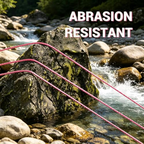 8 Strand Braided Fishing Line (Pink / 30LB(150Yds))