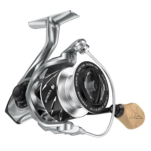 Verus Spinning Fishing Reels (Silver / Size:1000)