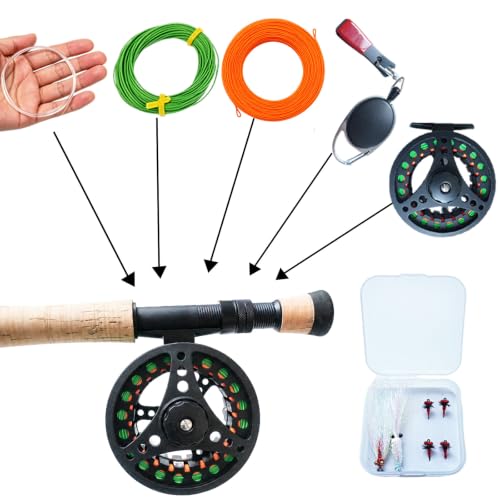 Fly Fishing Rod Combo (Emerald Green / Emerald Green-5)