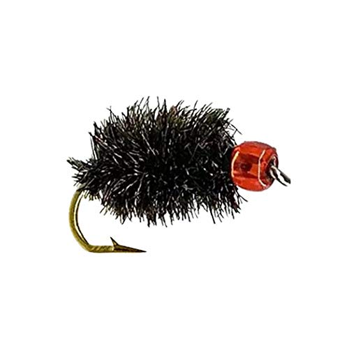 24Pcs Fly Fishing Flies Trout Lures Fishing Tackle Fly Fishing Flies with Boxed Trout Bass Artificial Fish Bait (24Pcs-Nano Nymph)
