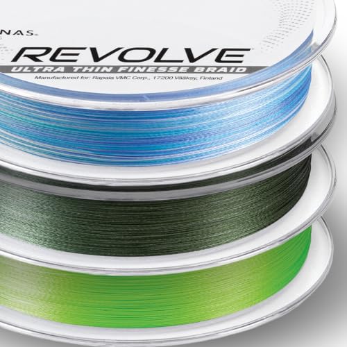 Revolve Braided Fishing Line (12lb 200yd / Low-Vis Green)