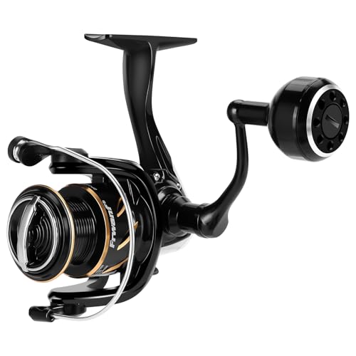 New DF Spinning Reel Saltwater Freshwater Fishing Reel Shallow Aluminum Spool (1000 / Deep Line Cup)