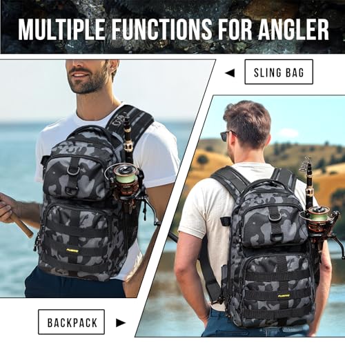 Fishing Backpack with Tackle Boxes