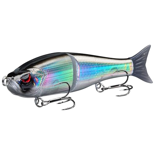 SwimShad Glide Baits Jointed Swimbait Bass Pike Salmon Trout Muskie Fishing Lure