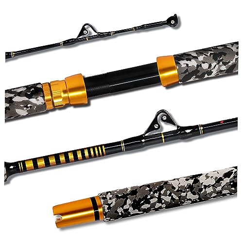 1 Piece Saltwater Offshore Trolling Rod 6