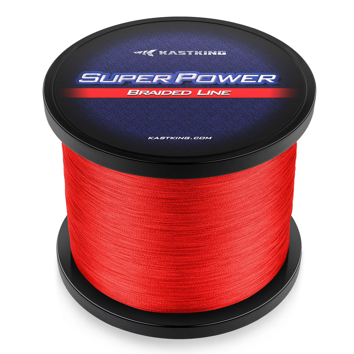 Superpower Braided Fishing Line (X4-Red / 6LB(150 Yds))