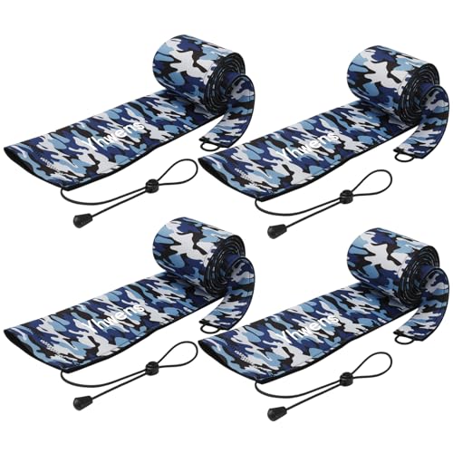 Neoprene Fishing Rod Sleeve Rod Sleeves Fishing Pole Sleeve Rod Socks for Fishing Poles Rod Cover Rod Protector Durable for Casting Spinning Trolling Sea Fishing Rod Storage