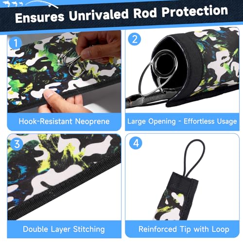 Neoprene Fishing Rod Sleeves
