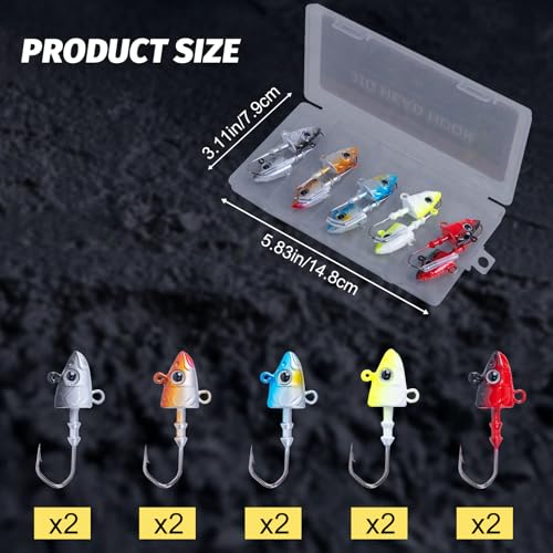 Swimbait Jig Heads (F1:Swimbait Jig Heads / 3/4oz-10pcs)