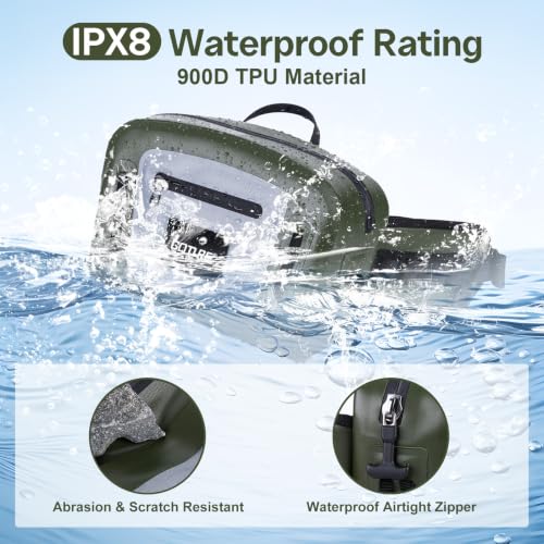 Waterproof Fishing Waist Pack (E1:Waterproof Tackle Bag)