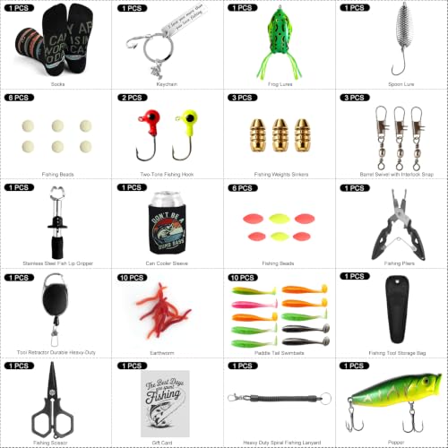 Fishing Gifts for Men Unique (Black)