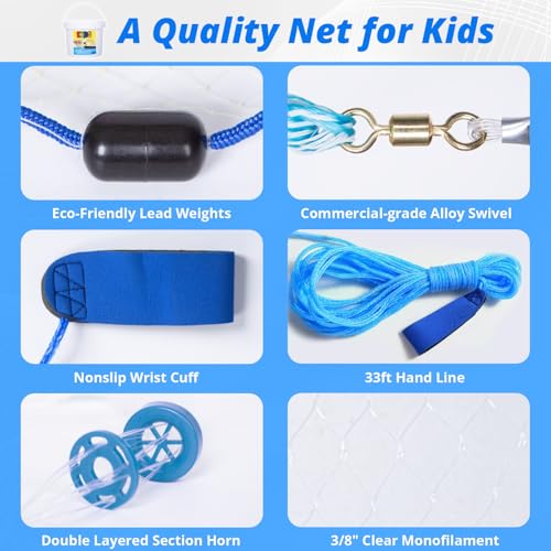 Fishing Cast Net for Kids