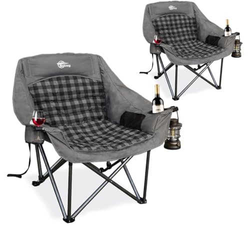 Oversized Camping Chairs for Adults Folding Lawn Chair