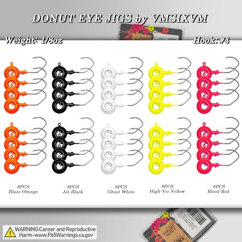 Crappie Jig Heads with Scent Holder (1/8oz - 40 Pcs)