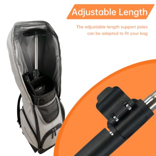 Adjustable Golf Bag Support Pole 31" (Orange)