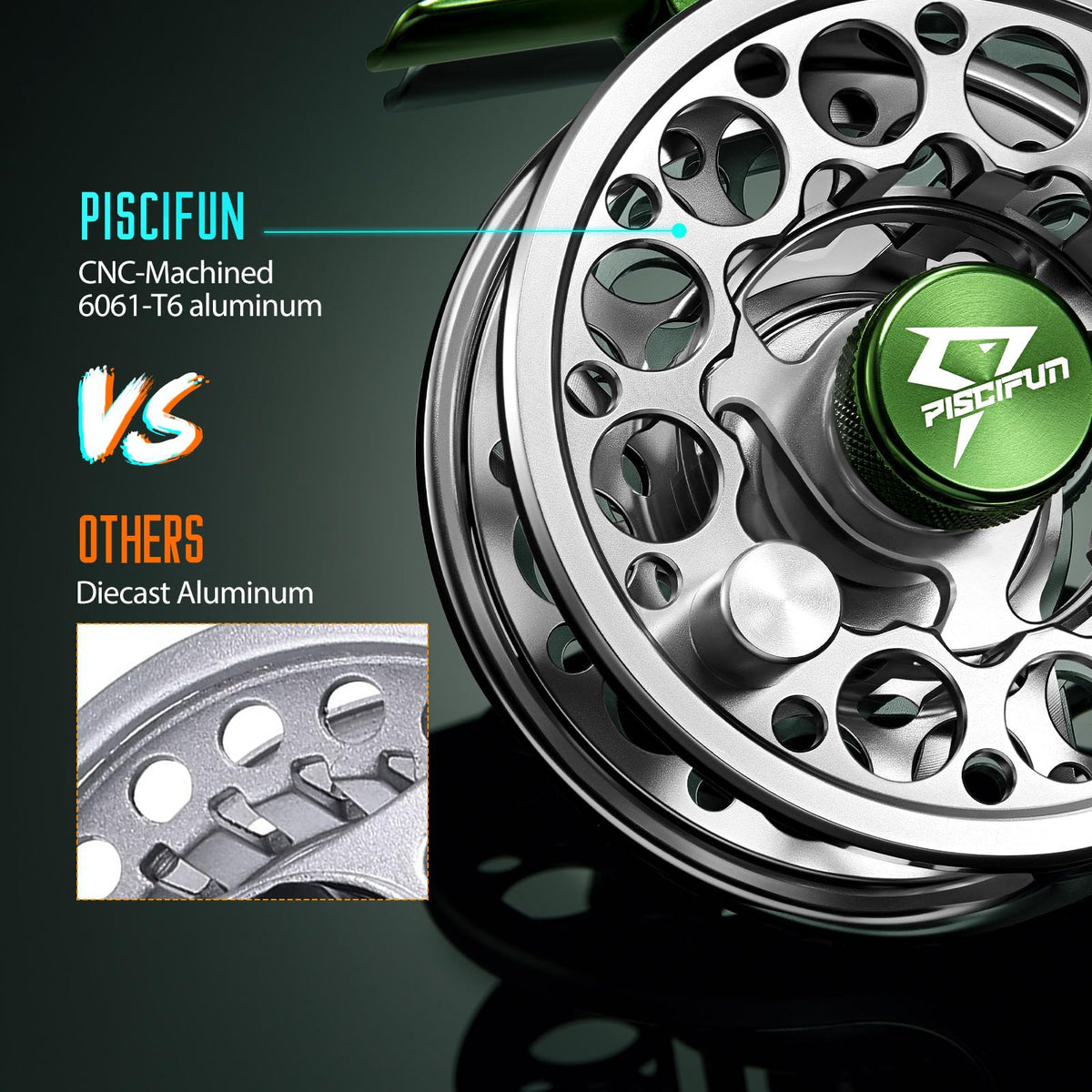 Sword Fly Fishing Reel (Gray-Without Line / 3/4wt)
