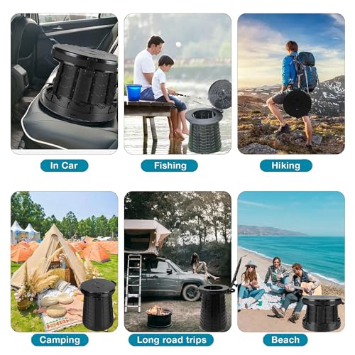 XXL Portable Toilet for Camping (Dark)