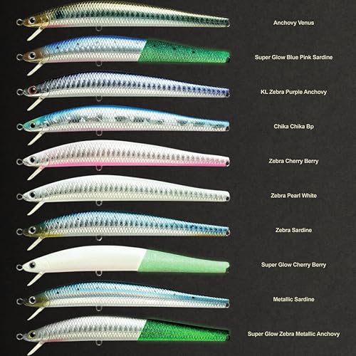 FlashMinnow 125 YAWARA Saltwater Fishing Lure (With Scale / 7357 Anchovy Venus / 125FW)