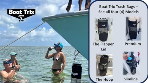 Boat Trash Bag Can Reuseable Washable Mesh and Nylon
