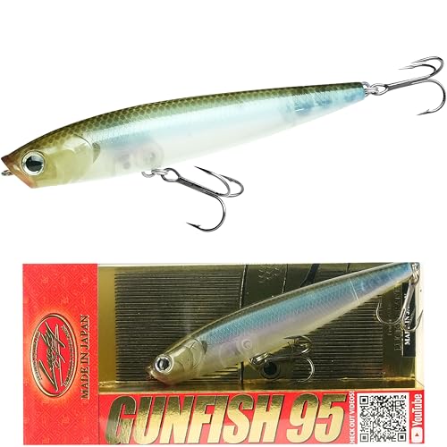 Gunfish 95NF Top Water Bass Fishing Lures (238 Ghost Minnow)