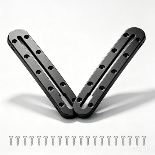 Kayak Track Low Profile Kayak Rail Mount (9 Inch，2 Pcs)