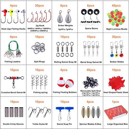 Fishing Accessories Kit (263Pcs Fishing Accessories Kit)