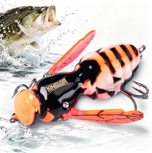 Floating Lures for Bass Catfish Pike New Wasp (03 / 1.89in/0.23oz)