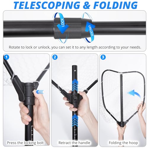 Foldable Long Fishing Net