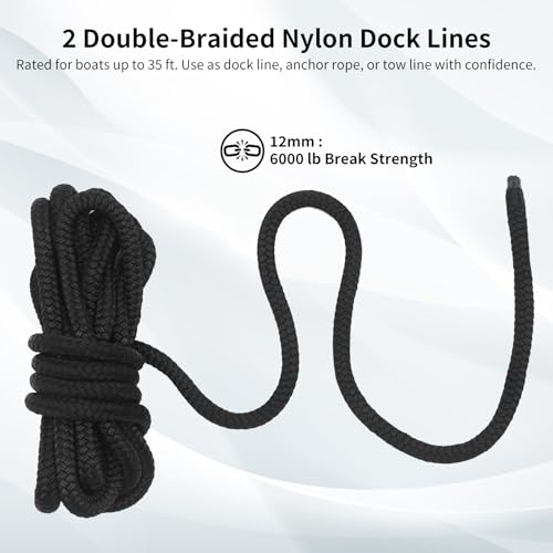 Double Braided Nylon Dock Lines 3
