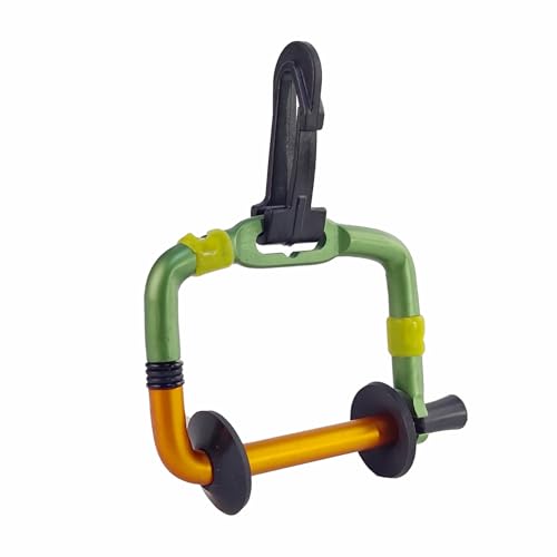 Fly Fishing Tippet Holder with Line Cutter (Matt green + Matt orange color / Tippet Holder With 2 Cutters)